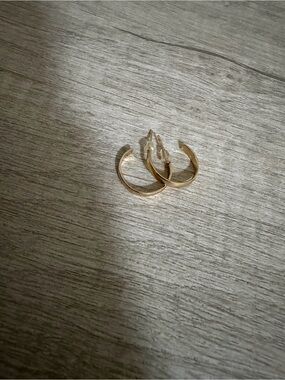 Classic Gold Hoop Earrings - Women Jewelry